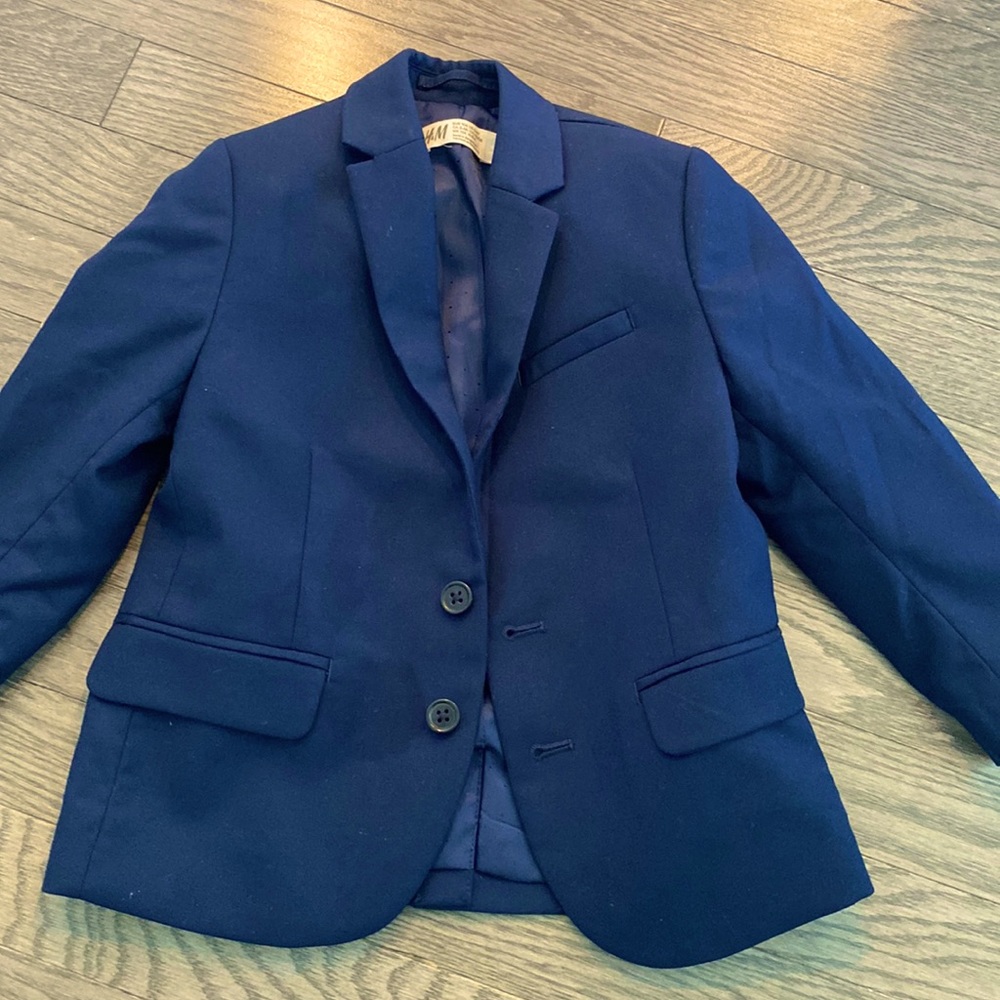 Toddler boy blue blazer